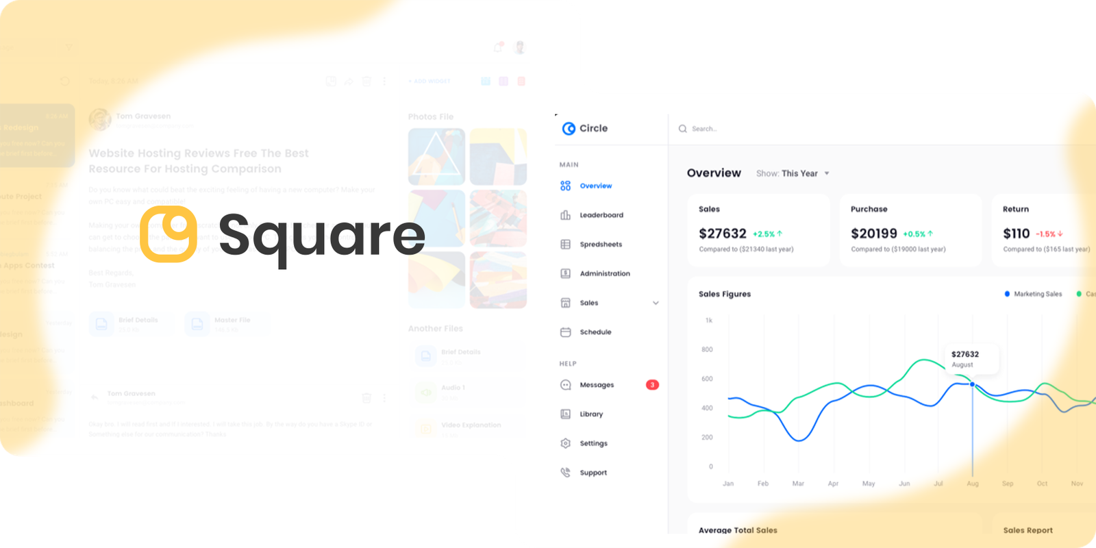 Square SaaS-Cafe Product